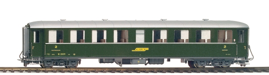 Bemo 3260119 - H0m - Stahlwagen B, RhB, Ep. III-IV